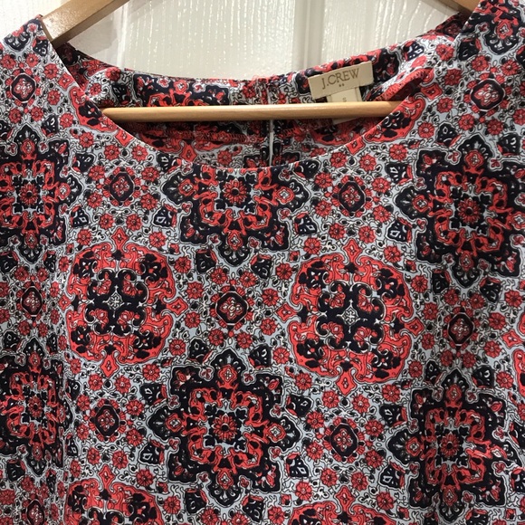 Jcrew printed blouse - Picture 2 of 2